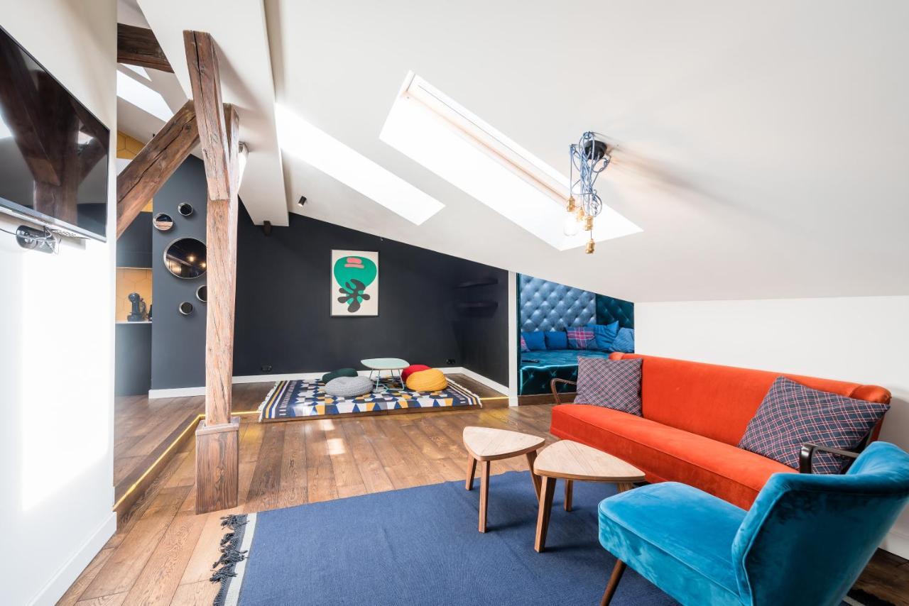 Ferienwohnung Wegierska Luxury Loft Wawelofts Krakau Exterior foto